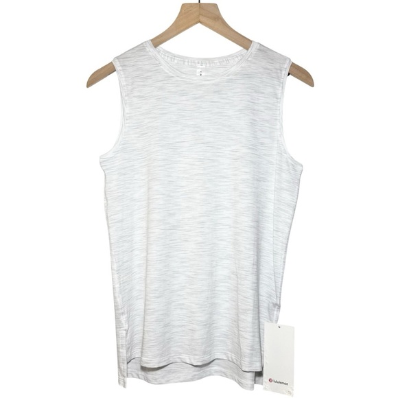 Lululemon Love Sleeveless Tank in 3 Colour Space Dye Ice Grey Alpine White - Picture 5 of 9